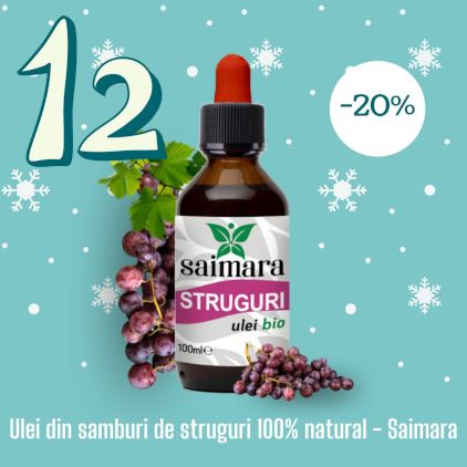 Ulei din samburi de struguri 100% natural - Saimara